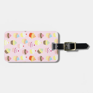 Cupcake Party Luggage Tag