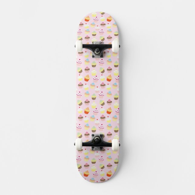 Cupcake Party Skateboard (Front)