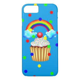 Cupcake Party with Rainbow & Sprinkles Case-Mate iPhone Case