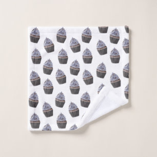 Cupcake Pattern Wash Cloth