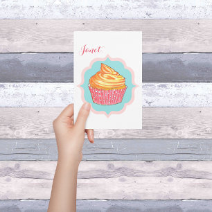 Cupcake Personalised Friendship Card