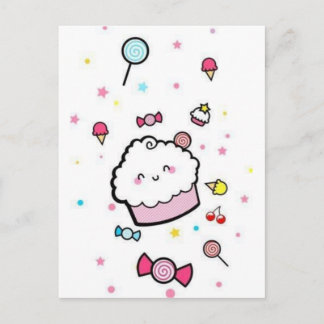 cupcake postcard