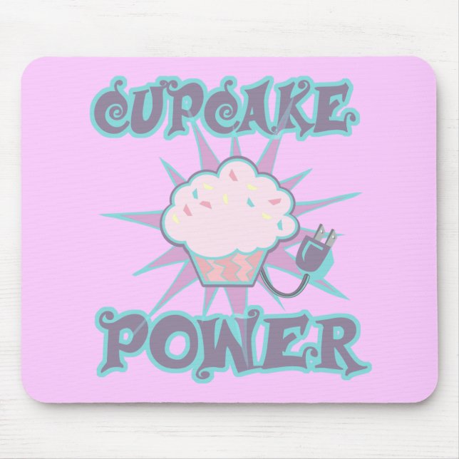 Cupcake Power Mouse Pad (Front)