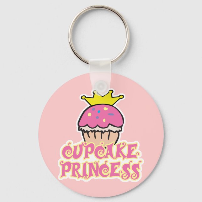 Cupcake Princess Key Ring (Front)