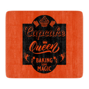 Cupcake Queen Cutting Board