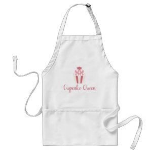 Cupcake Queen decorative cupcake crown design Standard Apron