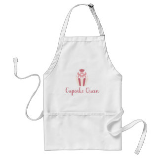 Cupcake Queen decorative cupcake crown design Standard Apron