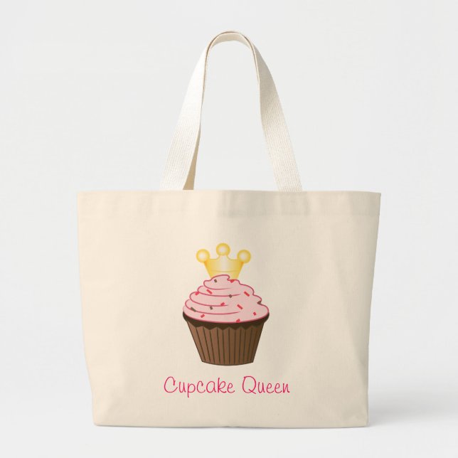 Cupcake Queen Jumbo Tote (Front)