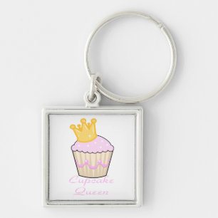 cupcake queen key ring