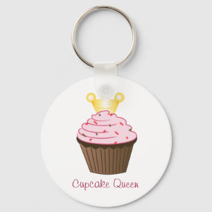 Cupcake Queen Keychain