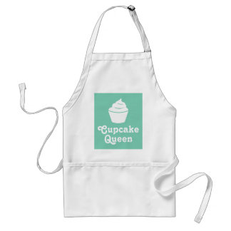 Cupcake queen | Mint green baking apron for mum