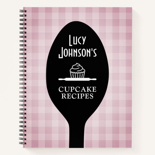 Cupcake Recipes Notebook (Front)