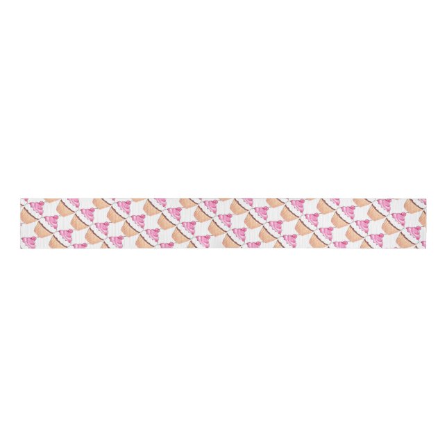 Cupcake Ribon Grosgrain Ribbon (Front)