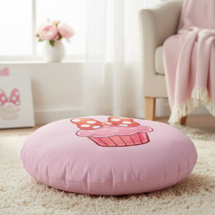 Cupcake Round Pillow