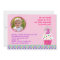 Cupcake Second Birthday Party Photo Invitation