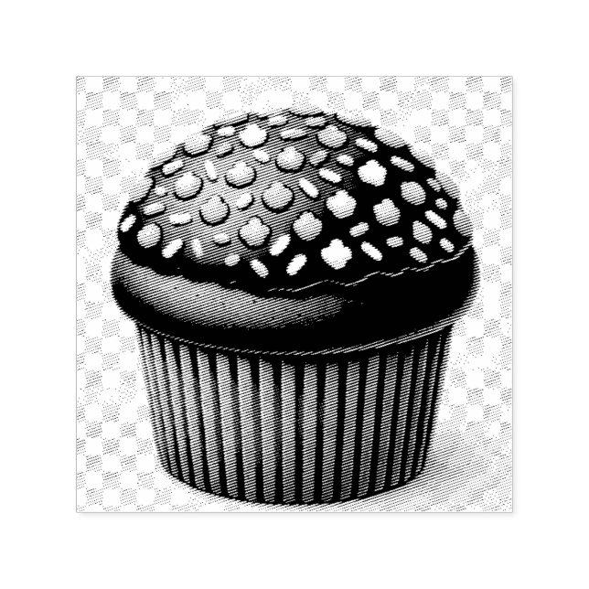 Cupcake Self-inking Stamp (Design)