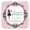 Cupcake Silhouette Packaging Stickers