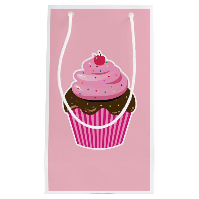 Cupcake Small Gift Bag (Front)
