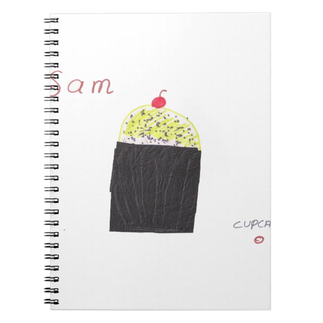 CUPCAKE SPIRAL NOTEBOOK (Front)