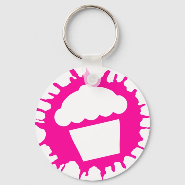 cupcake splatz key ring (Front)