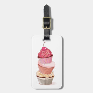 Cupcake Stack Luggage Tags