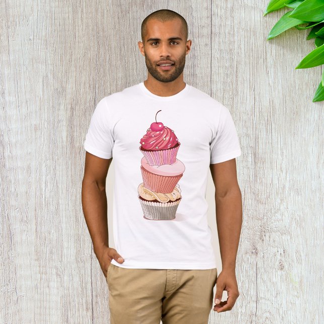 Cupcake Stack Mens T-Shirt (Creator Uploaded)