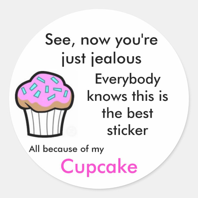 Cupcake Sticker (Front)