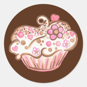 Cupcake Stickers