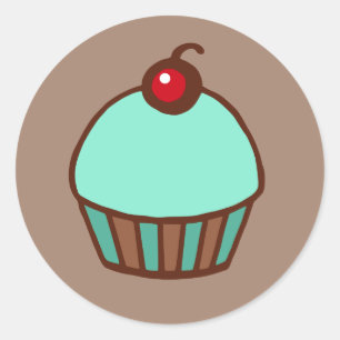 Cupcake Stickers