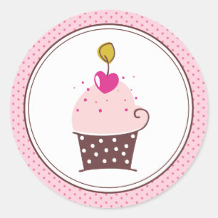 Cupcake Stickers