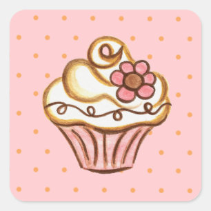Cupcake Stickers