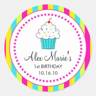 Cupcake Stickers / Favour Tags
