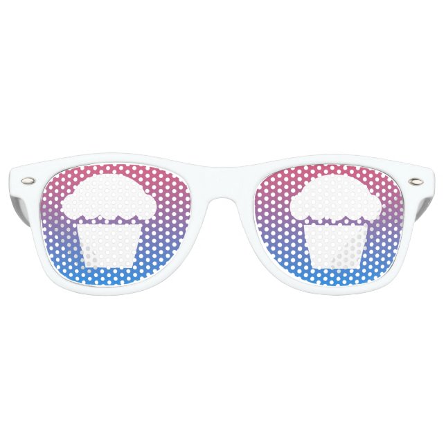 cupcake sunset retro sunglasses (Front)