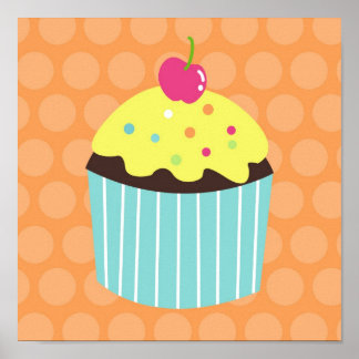 Cupcake Sweet Girls Nursery Wall Art prints