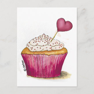 Cupcake - Sweetest Day Postcard