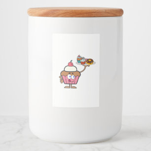 Cupcake Sweets Your Day Food Label