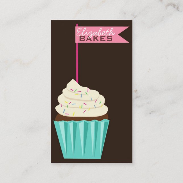Cupcake Topper Business Card (Front)