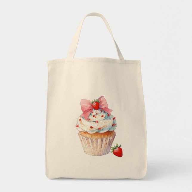 Cupcake  tote bag (Front)