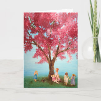 "Cupcake tree" greeting card