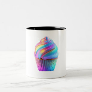 Cupcake Two-Tone Coffee Mug
