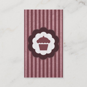 cupcake vintage business card