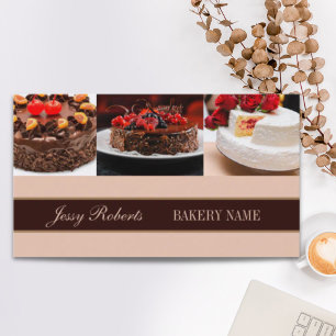 Cupcake Wedding Cake Catering baker bakery  Business Card