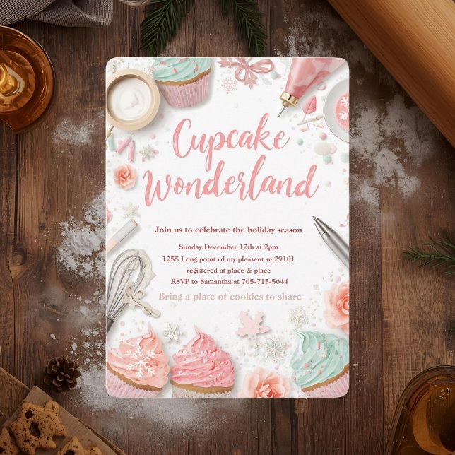 Cupcake Wonderland Pastel Invitation (Creator Uploaded)