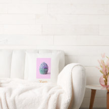 Cupcake yum ooh cupcake throw pillow