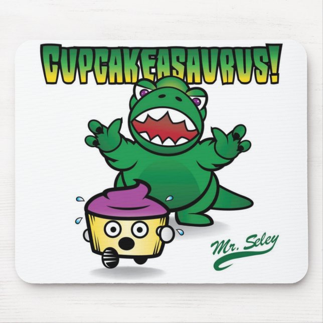 Cupcakeasaurus! Mouse Pad (Front)