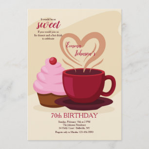 Cupcakes and Coffee Invitation