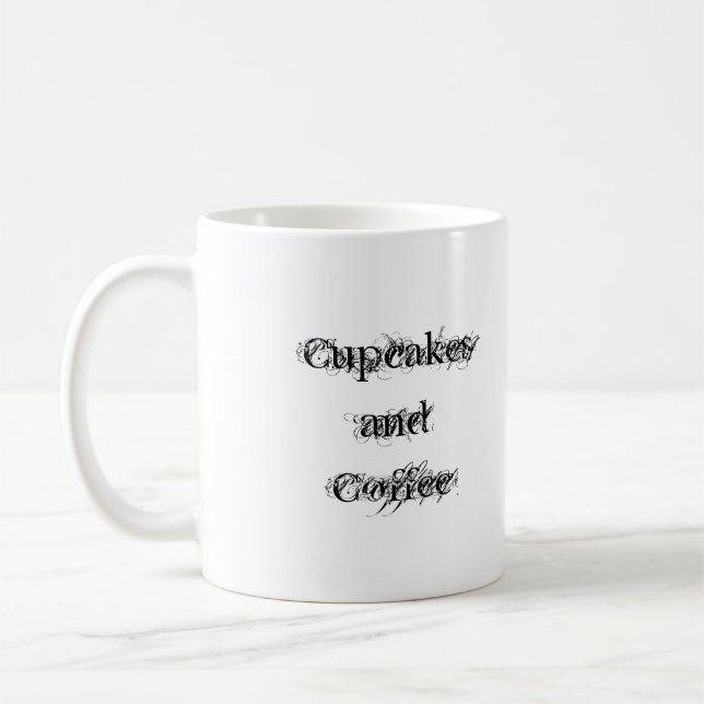 Cupcakes and Coffee Mug (Left)