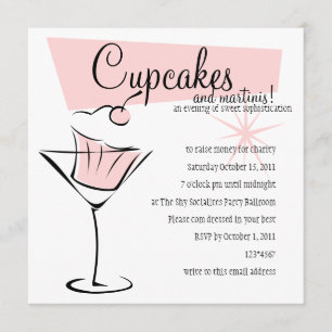 Cupcakes and Martinis! Invitation