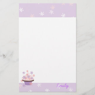 Cupcakes and Stars Stationery