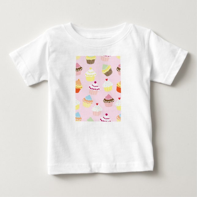 Cupcakes Baby T-Shirt (Front)